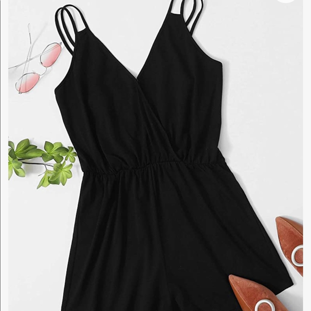 Black Summer Romper